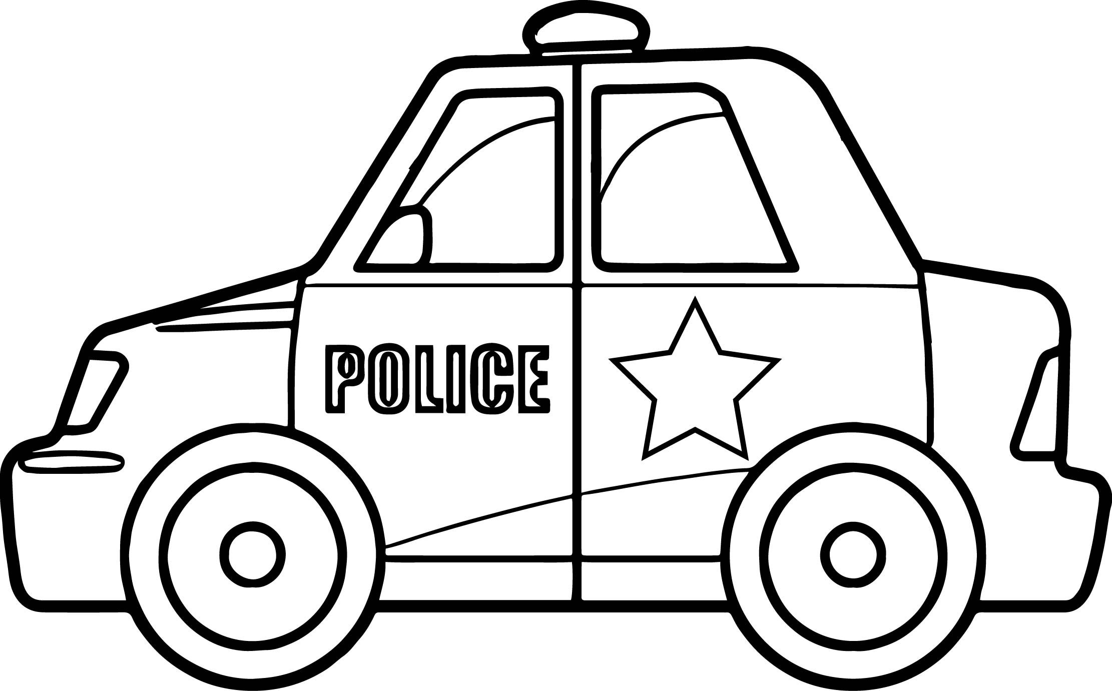Auto, wóz policyjny, samochody policyjne kolorowanki